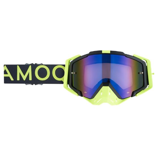 Afbeeldingen van AMOQ Aster MX Goggles Black-HiVis