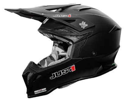 Afbeeldingen van Just1 Helmet J39 Solid Black Matt-M