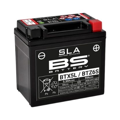 Afbeeldingen van BS Battery BTX5L / BTZ6S SLA accu